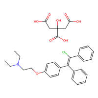 反式柠檬酸氯米芬,7599-79-3,10mM in DMSO,阿拉丁