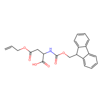 Fmoc-L-天冬氨酸 4-烯丙酯，146982-24-3，≥98%，阿拉丁