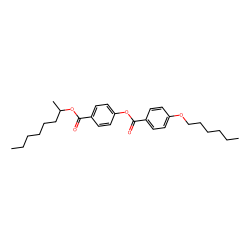 4-[4-(己氧基)苯甲酰氧基]苯甲酸(R)-2-辛酯，133676-09-2，≥98%，阿拉丁产品图