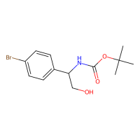 (R)-(1-(4-溴苯基)-2-羟乙基)氨基甲酸叔丁酯,849178-85-4,≥97%,阿拉丁