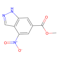 methyl 4-nitro-1H-indazole-6-carboxylate,72922-61-3,97%,阿拉丁