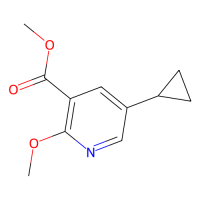 5-环丙基-2-甲氧基烟酸甲酯，888499-96-5，≥98%，阿拉丁