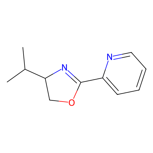 2-[（4S）-4,5-二氢-4-异丙基-2-恶唑基]吡啶，108915-04-4，97%，99% ee，阿拉丁产品图