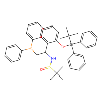 [S(R)]-N-[(1R)-1-[2-((叔丁基二苯硅氧)苯基)]-2-(二苯基膦)乙基]-2-叔丁基亚磺酰胺，1803239-58-8，≥95%，阿拉丁