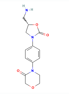 (S)-4-(4-(5-(氨基甲基)-2-氧代恶唑烷-3-基)苯基)吗啉-3-酮,446292-10-0,≥97%,阿拉丁产品图