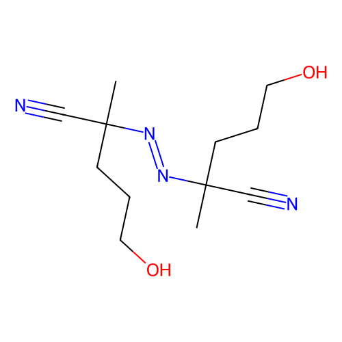 4,4'-偶氮双(4-氰基戊醇)，4693-47-4，≥95%, water≤25%，阿拉丁产品图