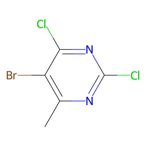 5-溴-2,4-二氯-6-甲基嘧啶,56745-01-8,≥98%,阿拉丁产品图