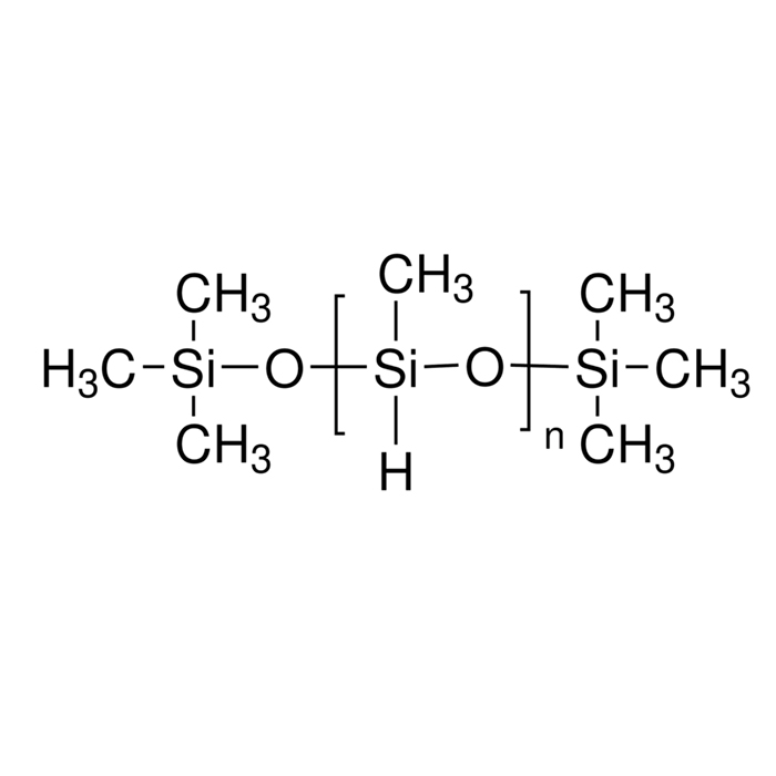 聚(甲基氢硅氧烷)(PMHS),9004-73-3,粘度:15 - 40 mPa.s(20°C),阿拉丁产品图