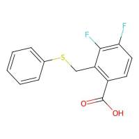 3,4-二氟-2-((苯硫基)甲基)苯甲酸，2136287-65-3，≥97%，阿拉丁