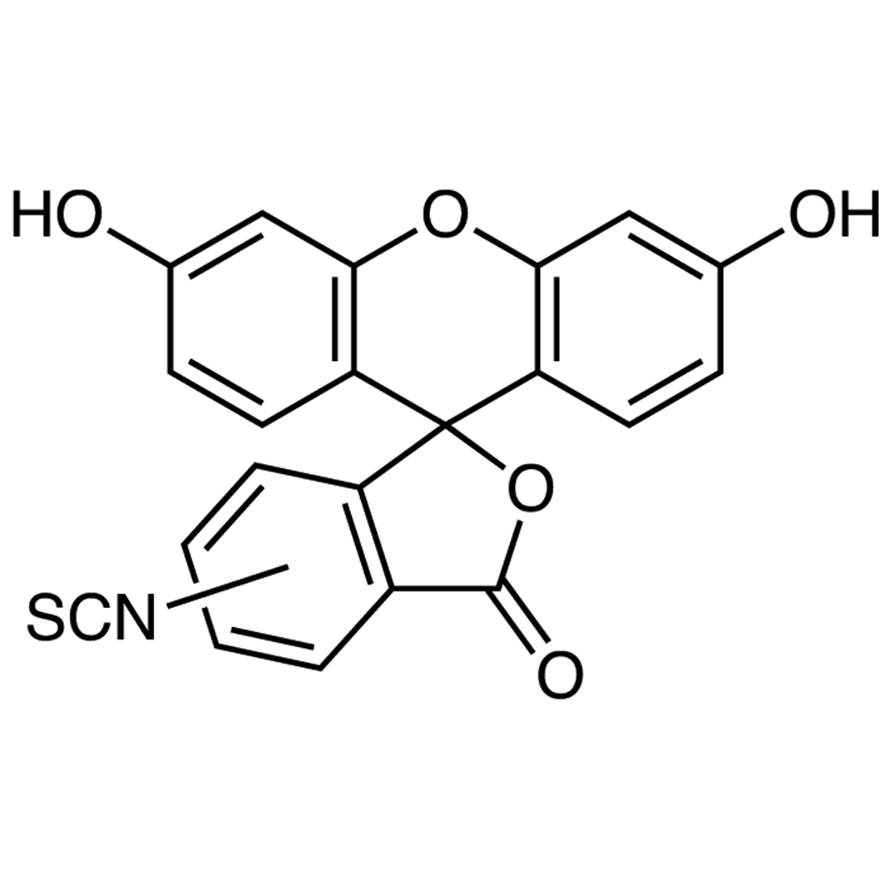 异硫氰酸荧光素(FITC),27072-45-3,≥95%, mixture of 5- and 6- isomers,阿拉丁
