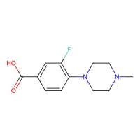 3-氟-4-(4-甲基-1-哌嗪基)苯甲酸,250683-76-2,≥97%,阿拉丁