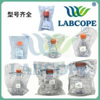 labcope LCC031 125mL PC锥形摇瓶,袋装灭菌,橙色透气盖 1个/包, 50包/箱