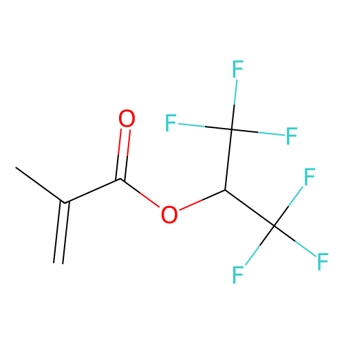 甲基丙烯酸1,1,1,3,3,3-六氟异丙酯 (含稳定剂MEHQ),3063-94-3,≥98%(GC),阿拉丁产品图