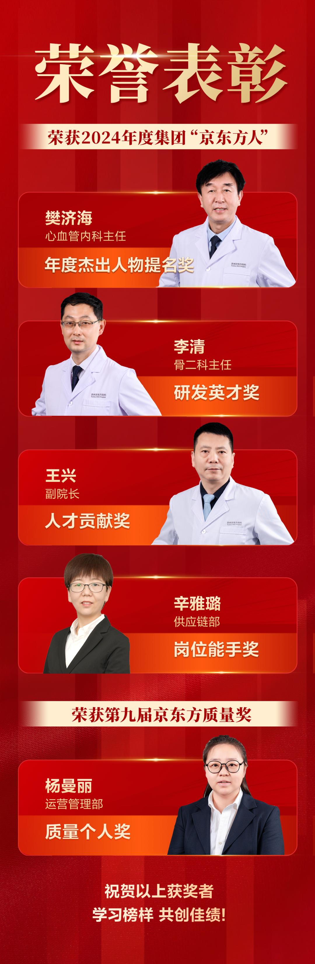 集团最高荣誉，授予他们！
