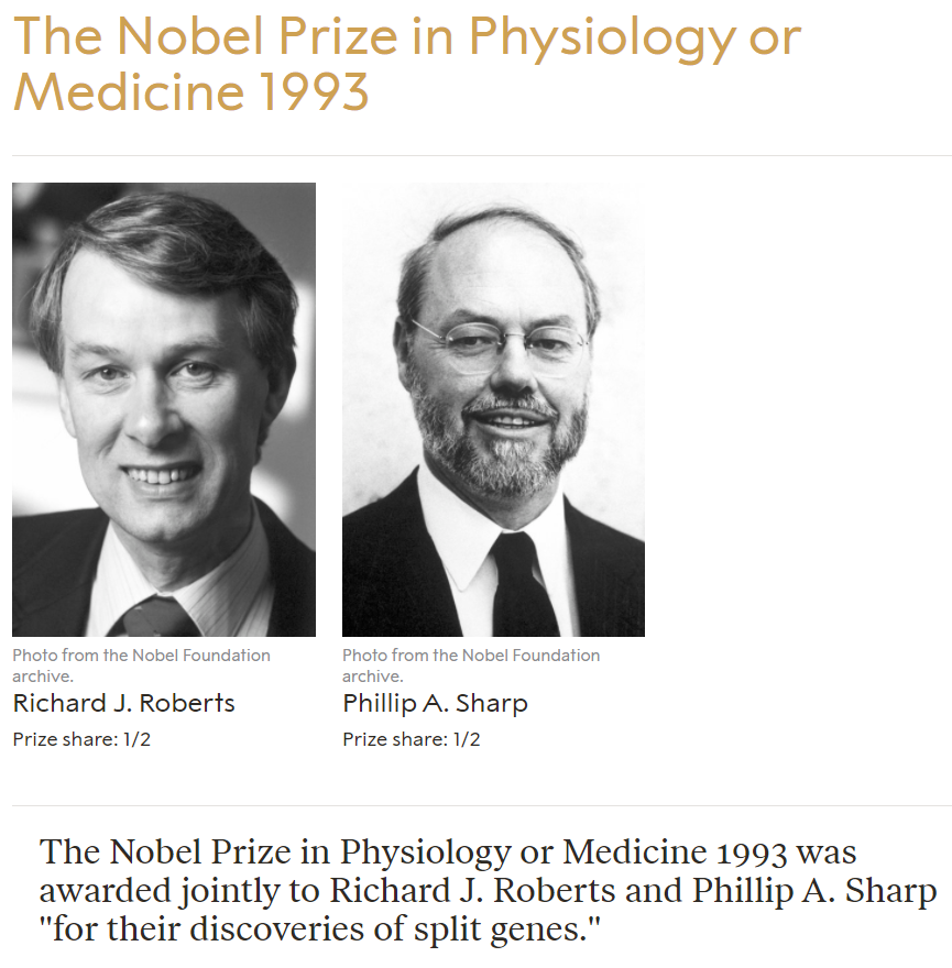 她第一个发现了 RNA 剪接现象，诺奖却直接跳过她，颁给了署名最末的人 - 文献解读 - 丁香通