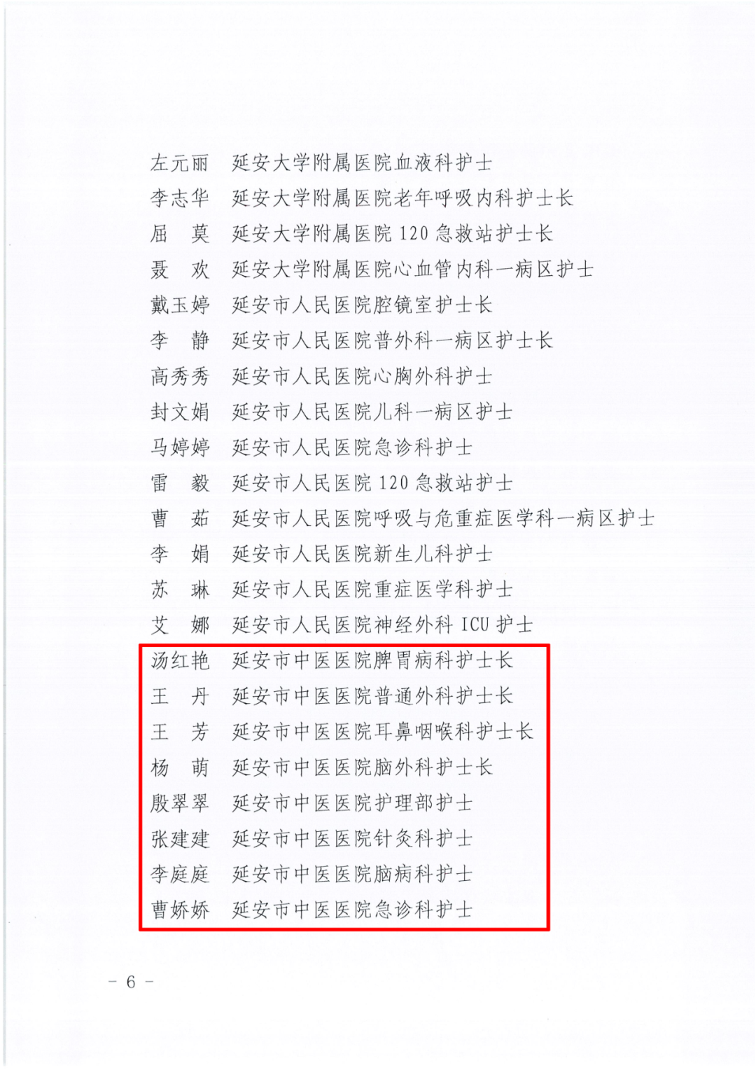 【匠心护理获殊荣】延安市中医医院荣获多项省市级护理表彰