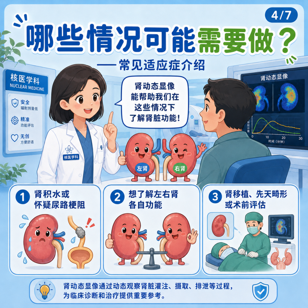 肾功能知多少？一图读懂肾功能与肾动态显像检查