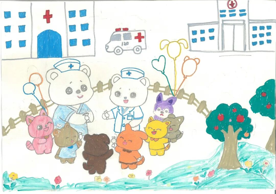 六一特辑丨「小战士」画作大赏：对抗病魔，孩子们用童真画出了最酷的「超能力」