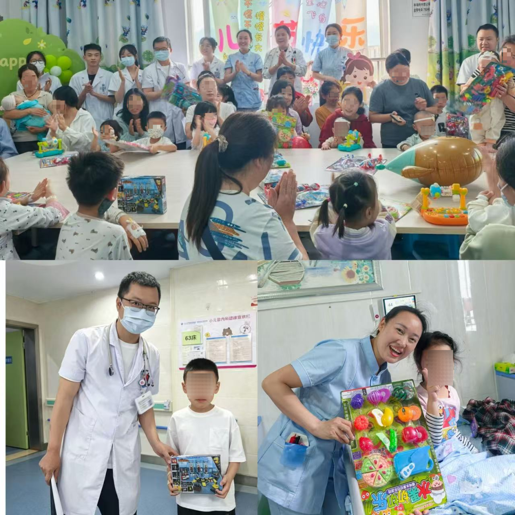 黔江中心医院儿科举办「六一」儿童节病房慰问活动