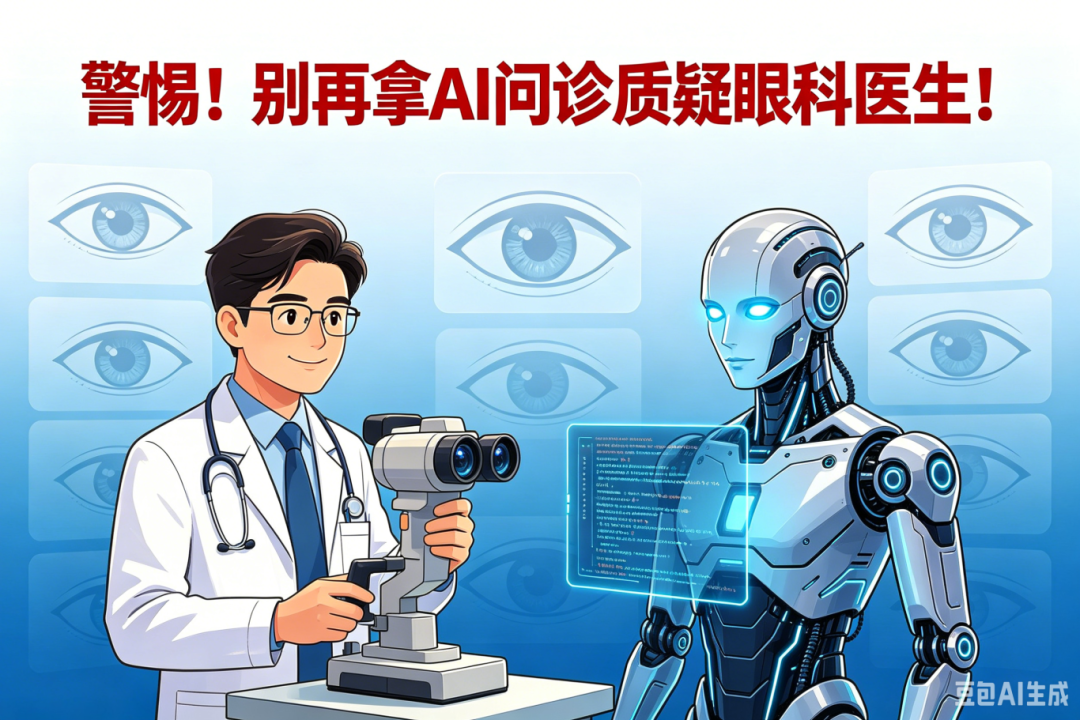 警惕!别再拿AI问诊质疑眼科医生!眼健康大事,绝不能跟风盲从