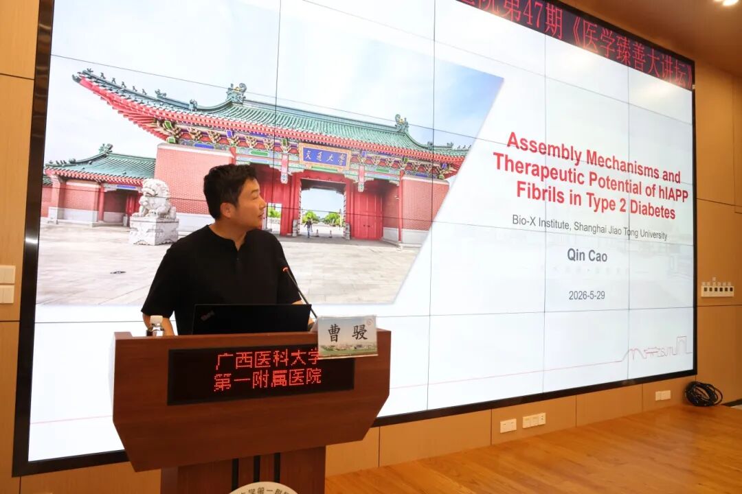 2 型糖尿病中 hIAPP 纤维的组装机制及药物开发前景 | 第 47 期《医学臻善大讲坛》学术讲座