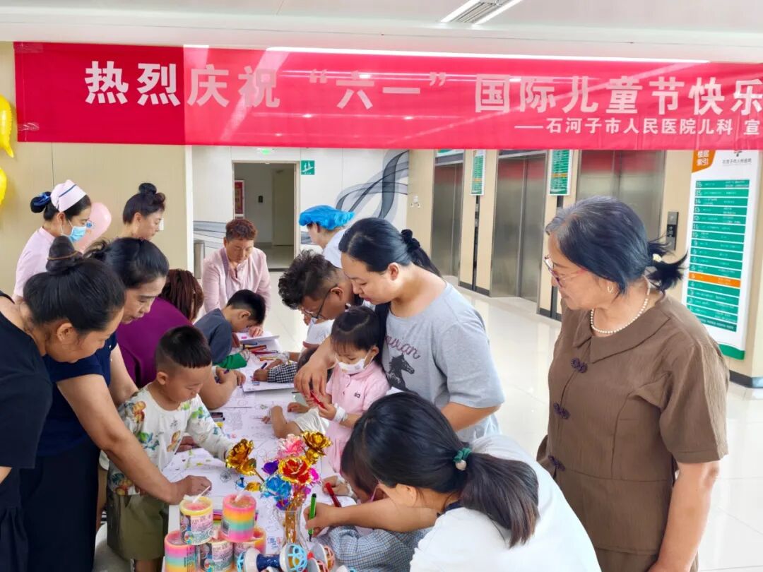 童趣暖病房，石河子市人民医院儿科开展六一儿童节主题活动