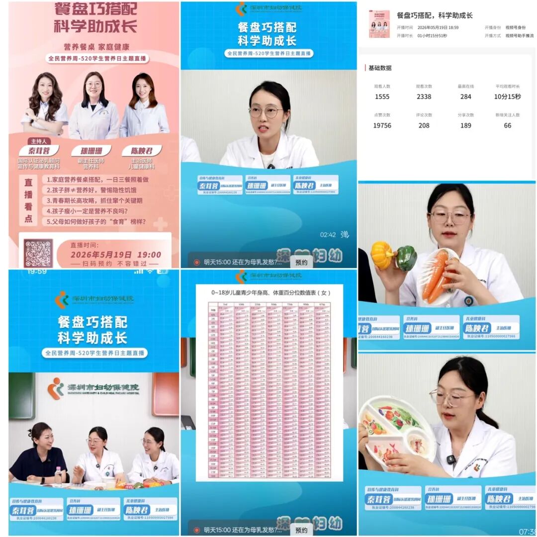 深圳市妇幼保健院 2026 年全民营养周活动圆满落幕
