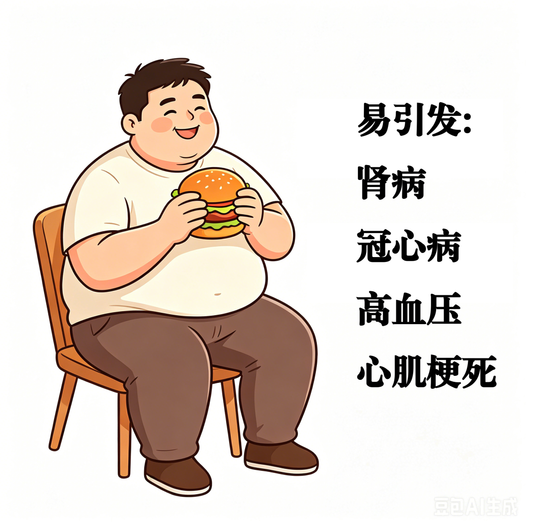 桂林男子过度肥胖「压」坏肾脏!医生提醒:肥胖除诱发三高,还严重损害肾脏