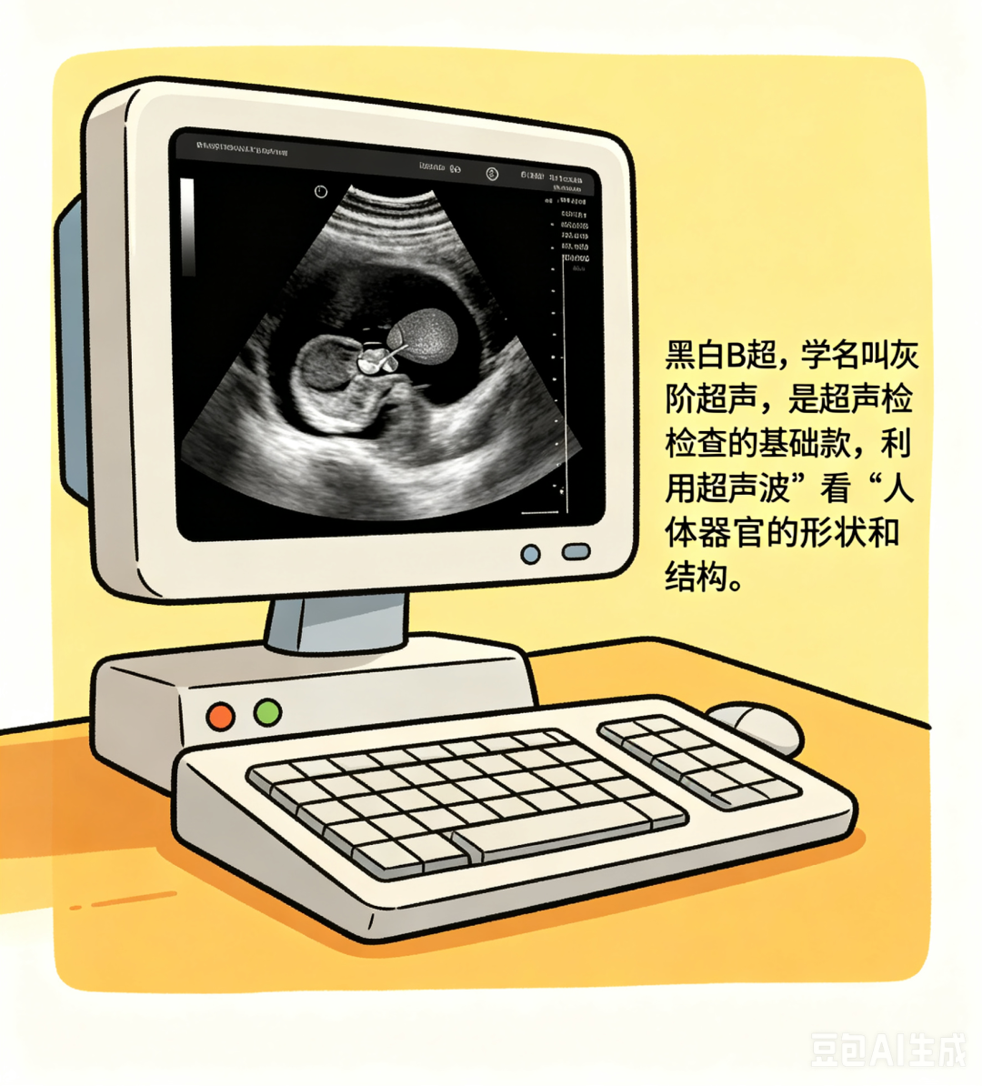 【医路有知】黑白影像里的精准守护:为啥你的 B 超是黑白的?