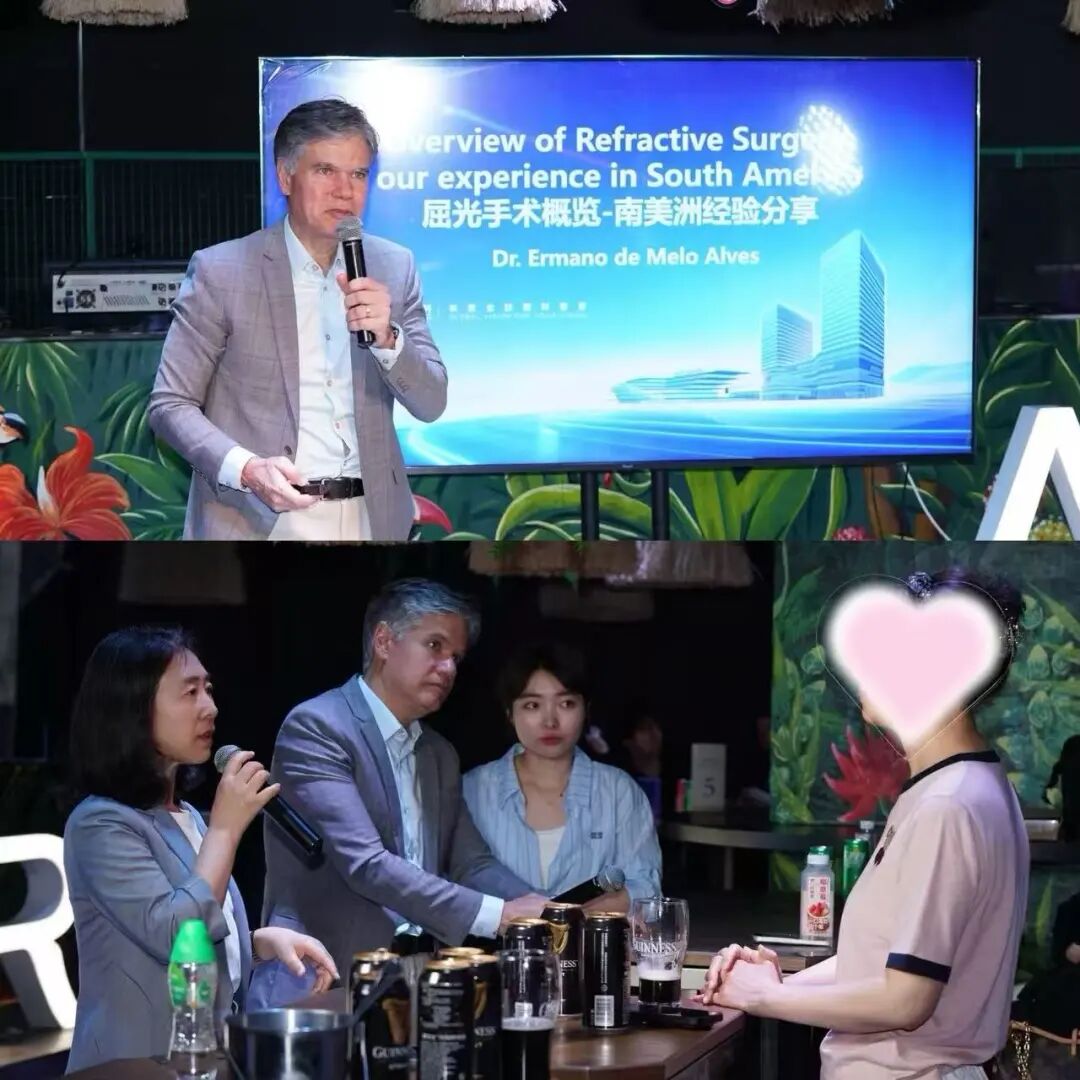 全球视野·清晰世界——国际屈光权威 Dr. Ermano 参访辽宁爱尔,与方学军教授共话近视手术前沿技术