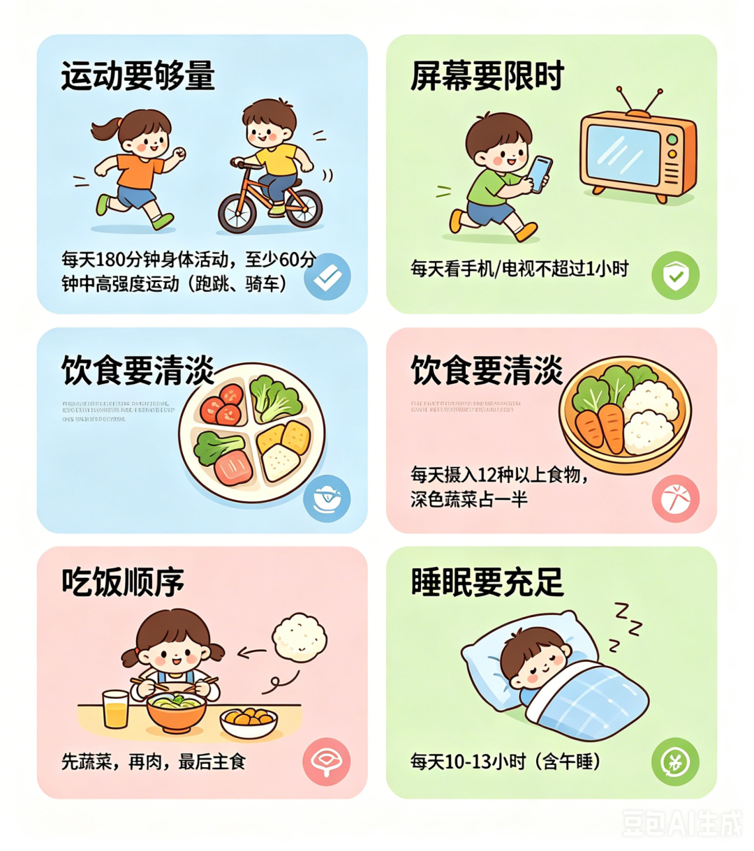 别让「小胖墩」成为慢性病伏笔：0～6 岁儿童体重管理家长指南