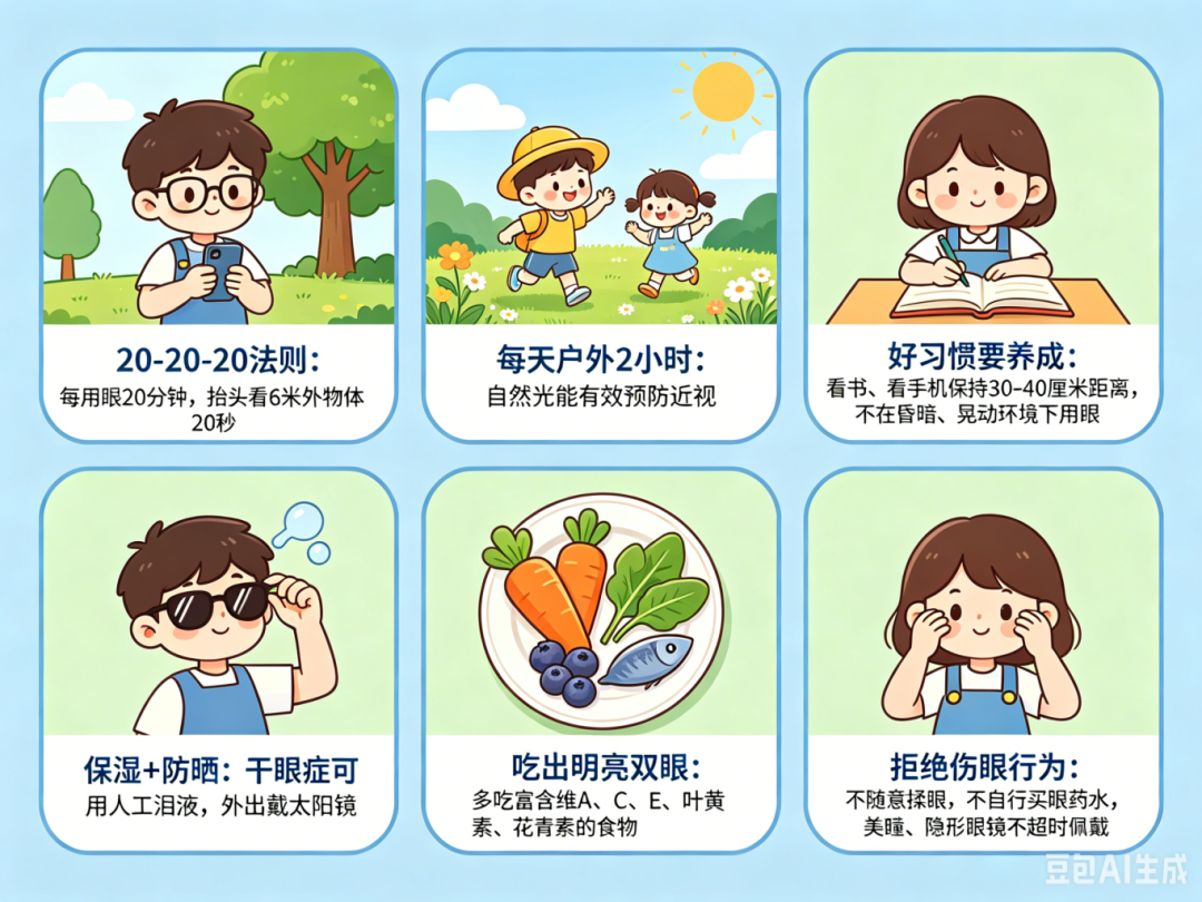 全国爱眼日丨守护心灵之窗,这份实用护眼科普越早知道越好!
