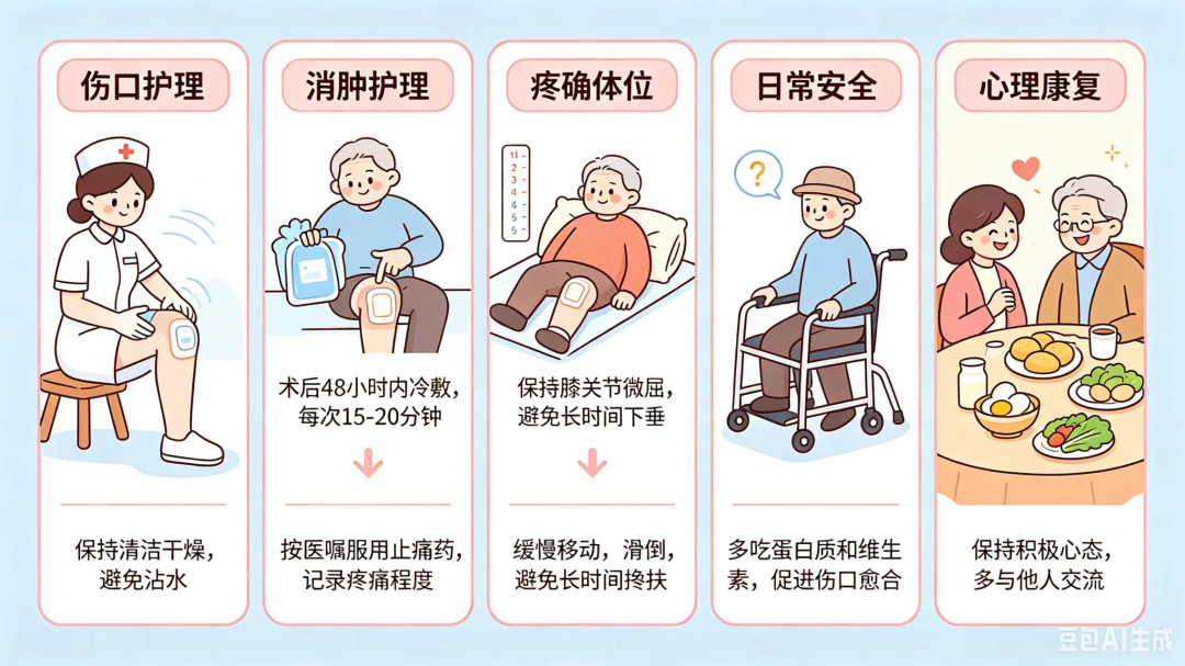 【协作组科普】膝关节置换术后居家护理与功能锻炼