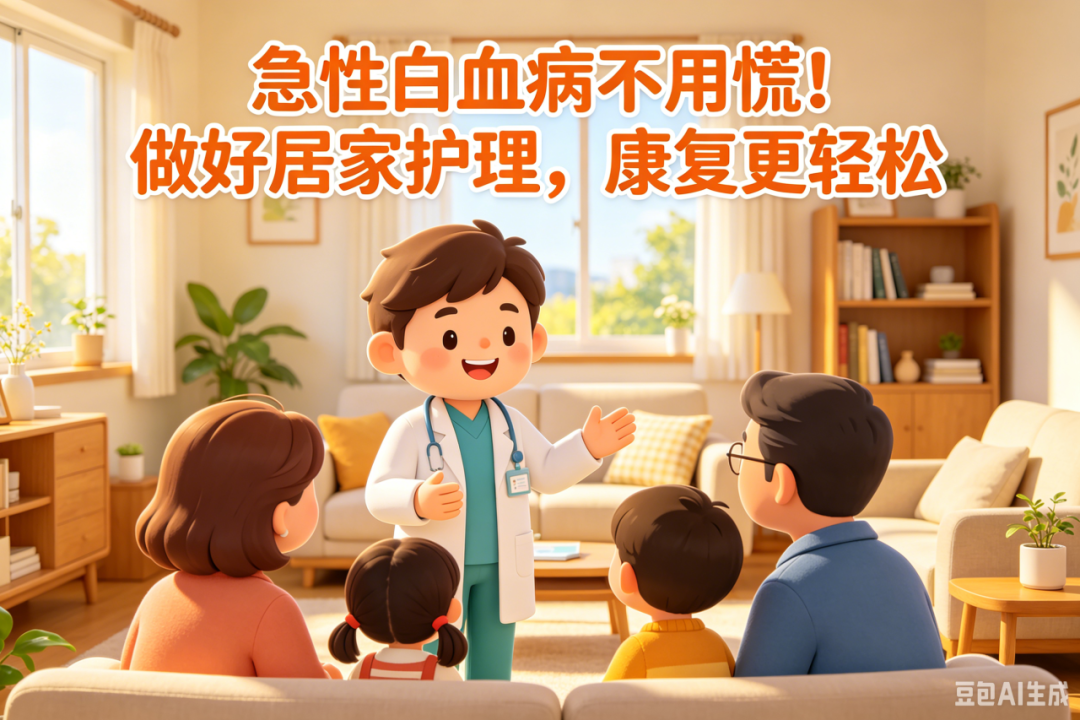 【人医科普】急性白血病不用慌!做好居家护理,康复更轻松