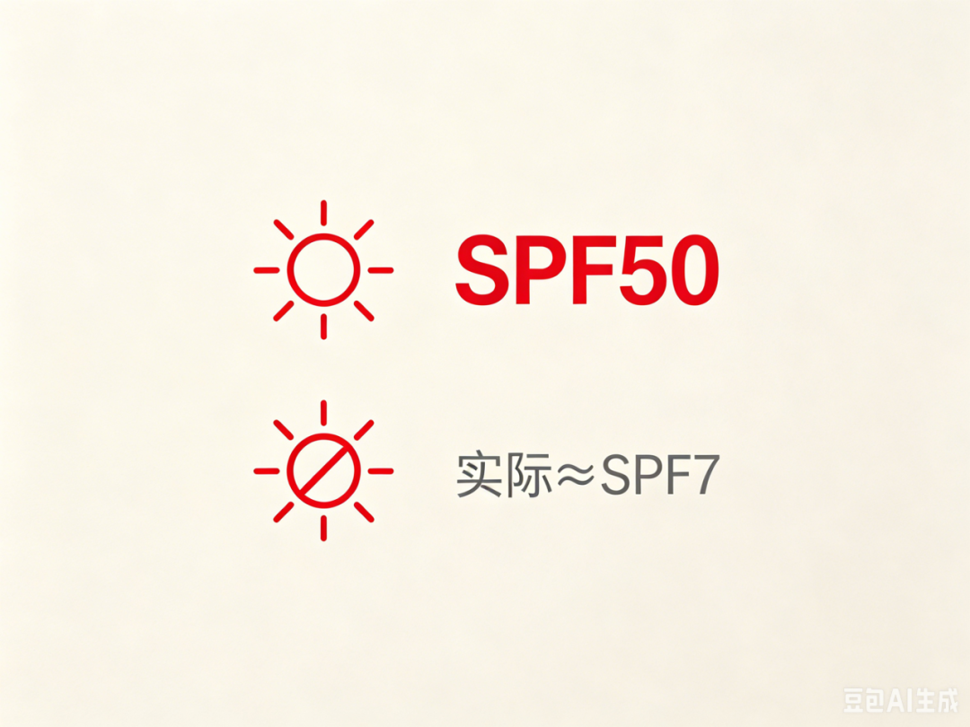 防晒省着涂等于没涂?SPF 50 当场掉到 7