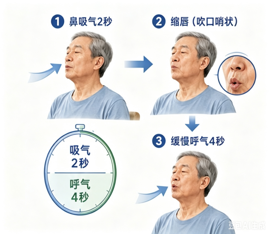 每日 5 分钟肺部「健身」|告别气短咳喘,稳住慢阻肺患者肺功能