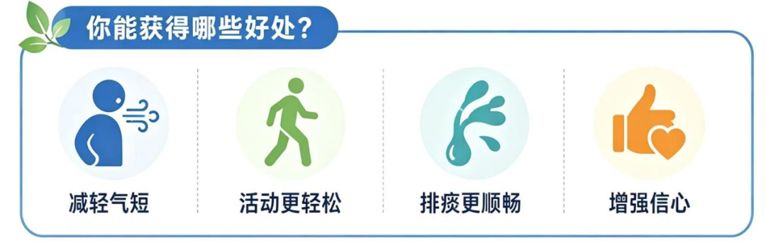 每日 5 分钟肺部「健身」|告别气短咳喘,稳住慢阻肺患者肺功能