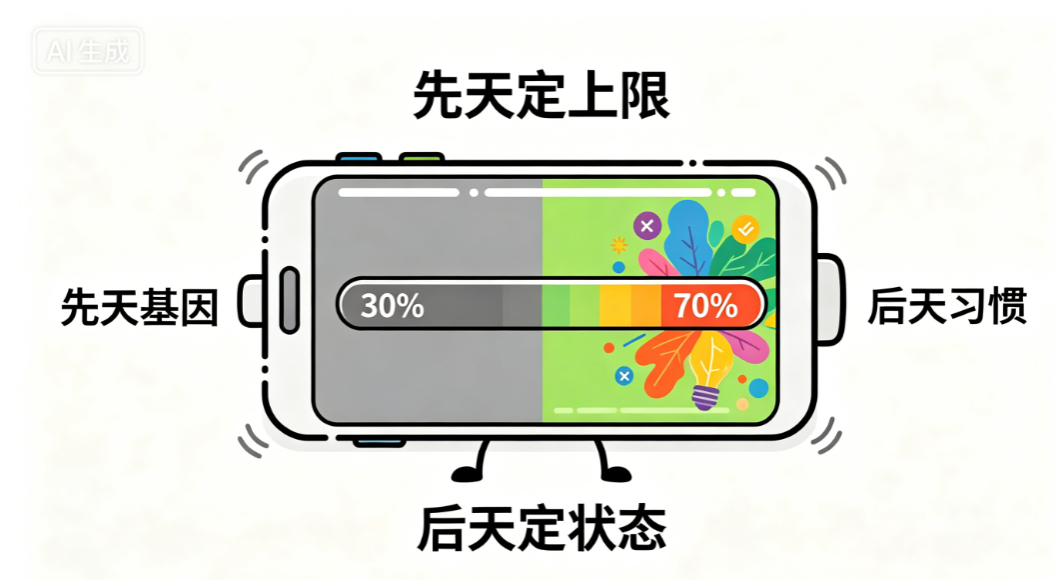 高能量 vs 低能量人群:你每天的电量,是天生还是后天决定的?