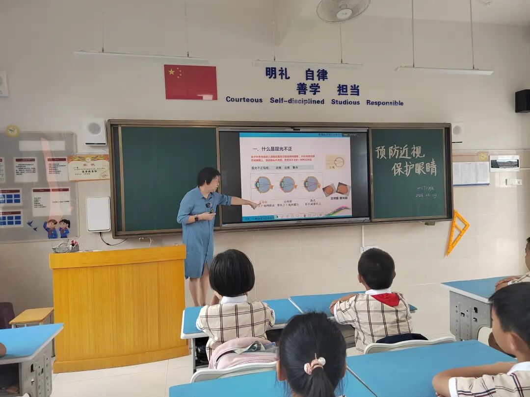 守护「瞳」真未来|南宁华厦走进仙葫学校开展眼健康科普活动!