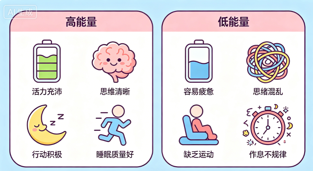 高能量 vs 低能量人群:你每天的电量,是天生还是后天决定的?