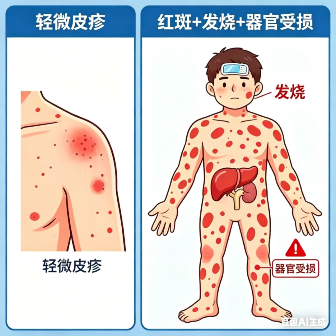 服药后发烧、起疹子别大意! 这种「致命过敏」很多人都忽视