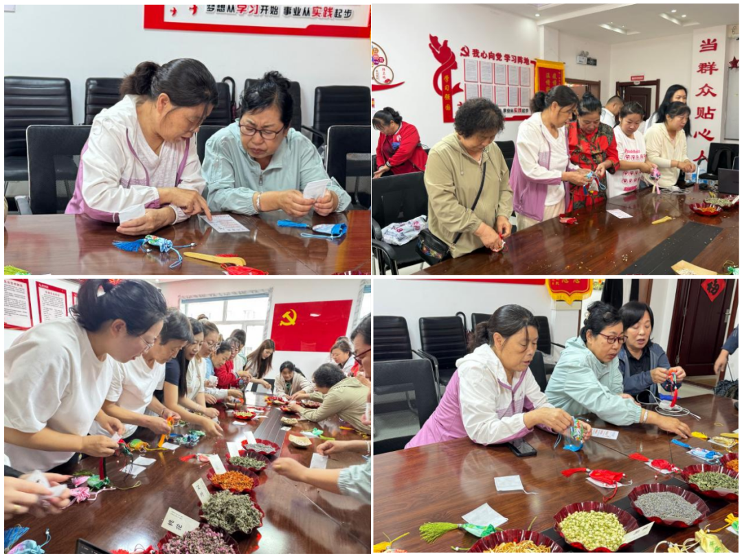 端午送安康,国文暖社区——长春国文医院走进清华社区、高新越达社区与光荣社区开展健康宣讲及香囊手作系列活动