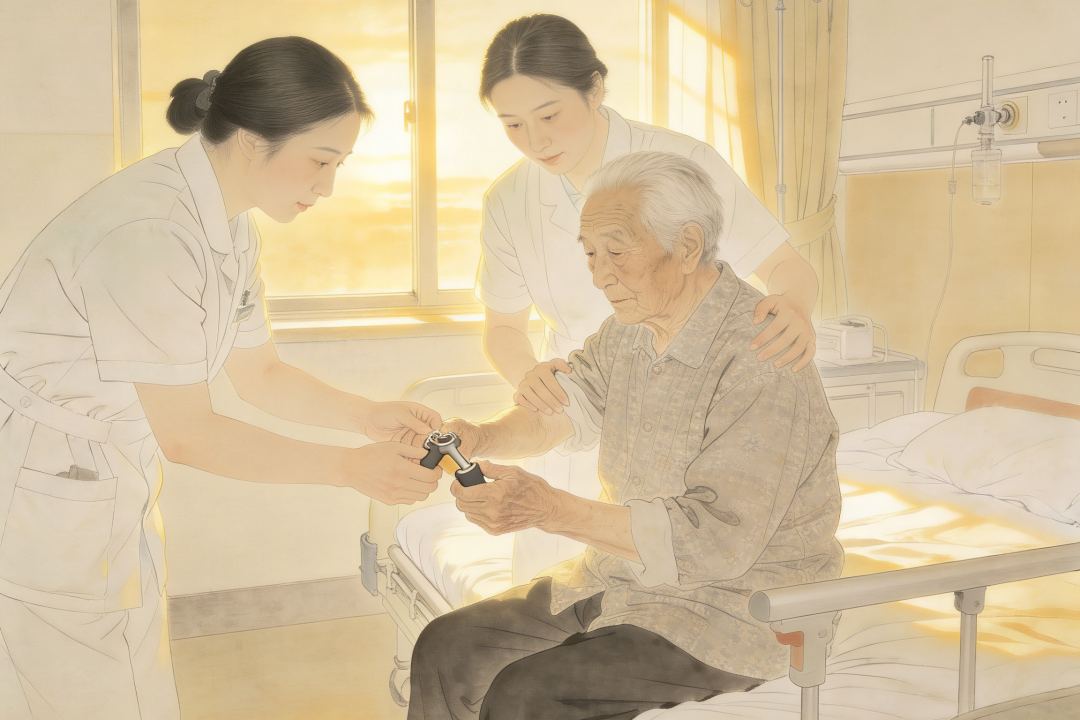 一本书的特殊致谢：老人出院送的礼物，看哭无数人