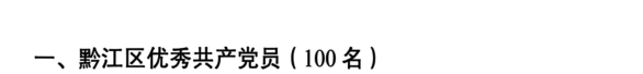 喜报！我院多名个人和集体荣获黔江区「两优一先」表彰！