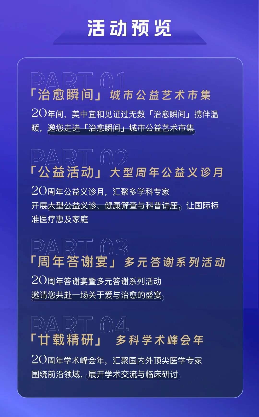 知遇廿载，耀启新程——美中宜和 20 周年：7000+个日夜，发自初心，仍在征途