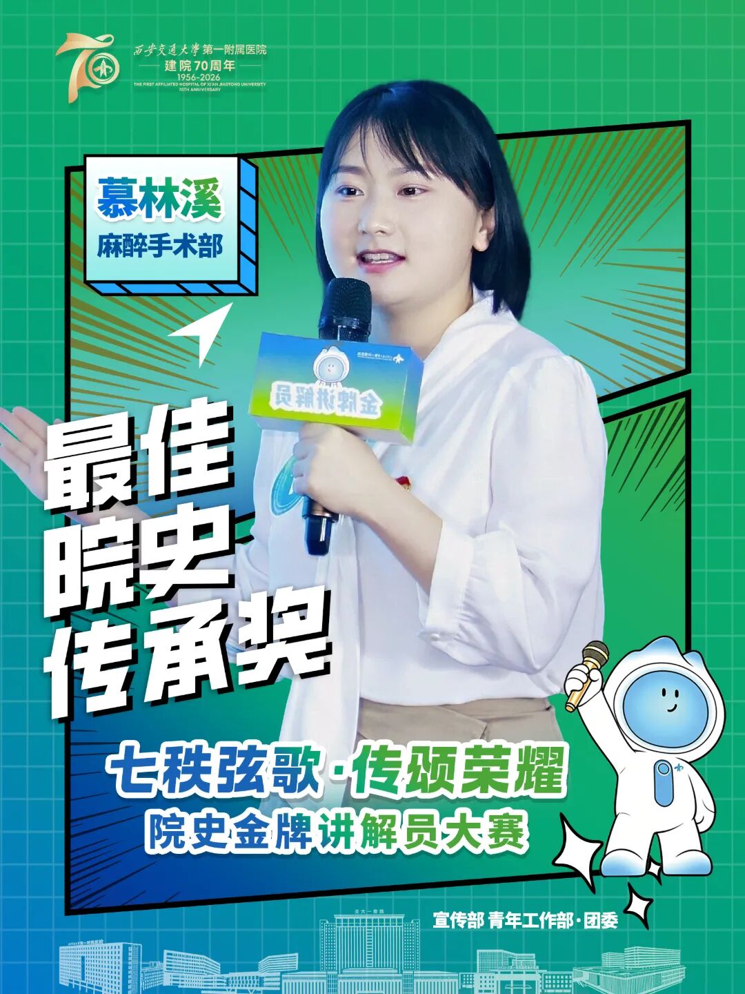 声叙七十医脉 青春传颂荣光——交大一附院院史金牌讲解员大赛决赛圆满落幕