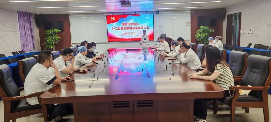凝心聚力担使命，赓续前行谱新篇 | 南京江北医院各党支部委员会换届选举工作圆满完成
