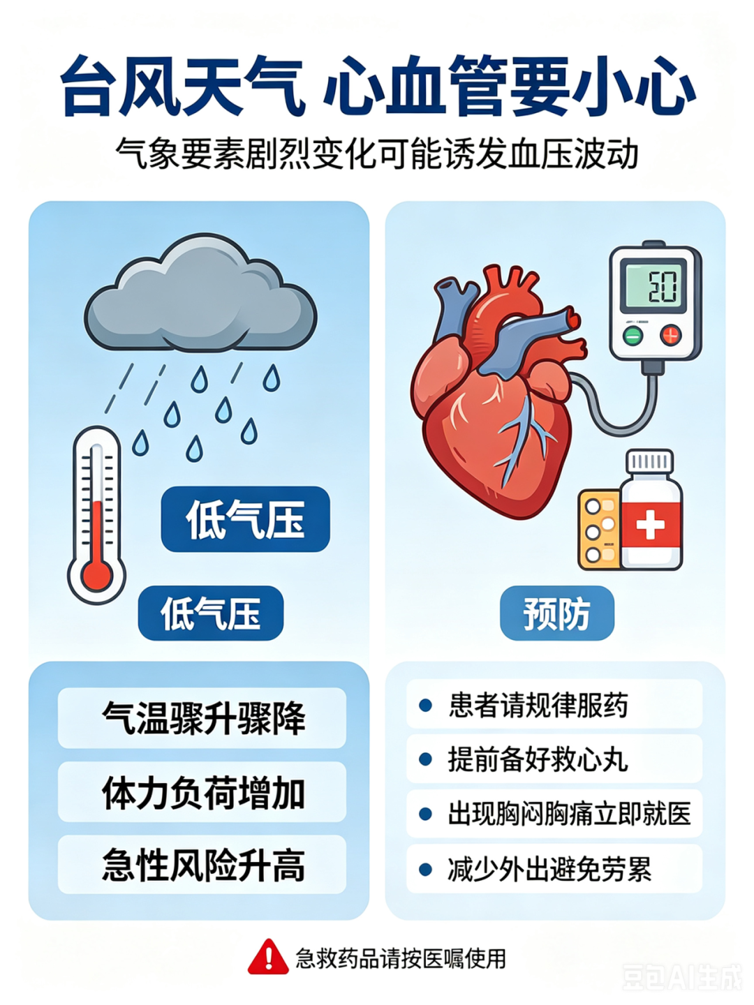 健康科普 | 台风暴雨天气,请收好这份安全指南→