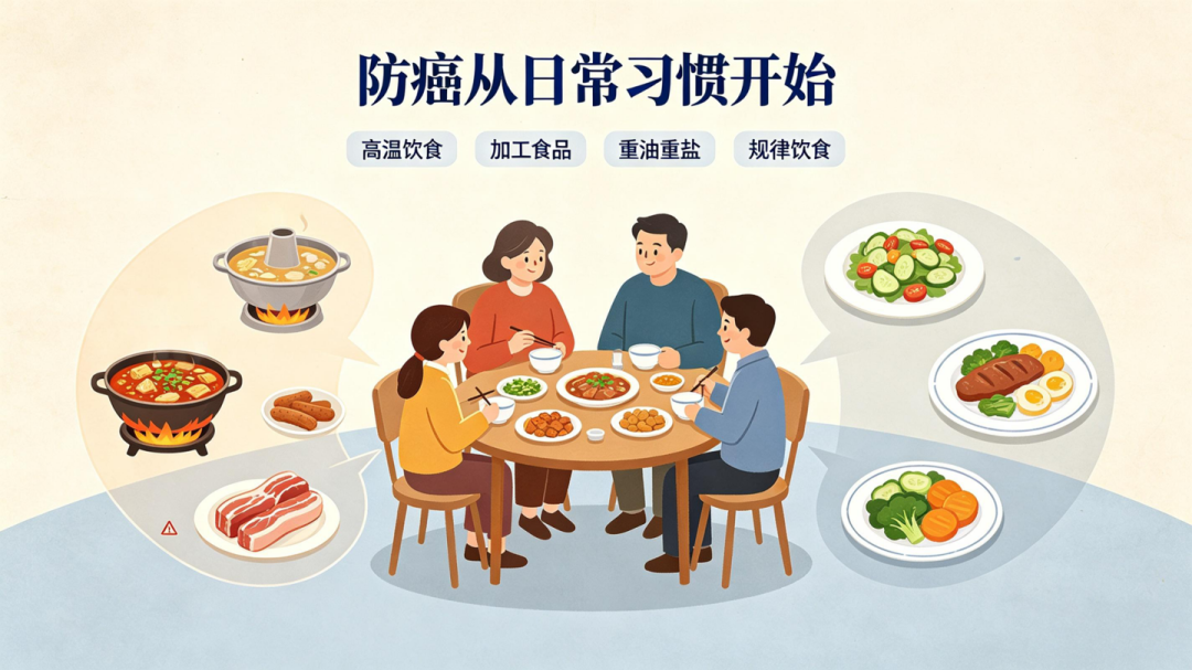 肿瘤防治科普专栏1 | 防癌先改日常!这几种坏习惯正在悄悄拉高患癌风险