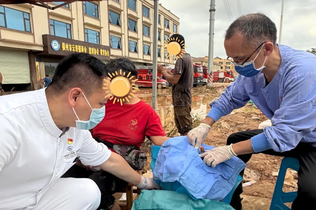 广西医科大学第一附属医院医疗队驰援横州防汛救灾一线